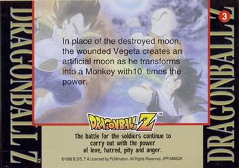 1998 JPP/Amada Dragon Ball Z Series 2 #3 In place of the destroyed moon, the wounded V Back