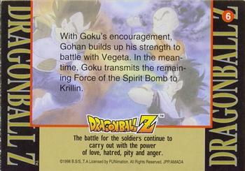 1998 JPP/Amada Dragon Ball Z Series 2 #6 With Goku's encouragement, Gohan builds up hi Back