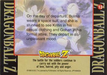 1998 JPP/Amada Dragon Ball Z Series 2 #13 On the day of departure, Bulma wears a space Back