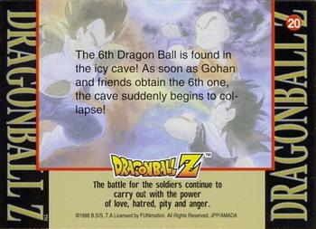 1998 JPP/Amada Dragon Ball Z Series 2 #20 The 6th Dragon Ball is found in the icy cave! Back