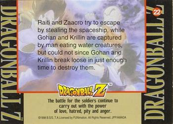 1998 JPP/Amada Dragon Ball Z Series 2 #22 Raiti and Zaacro try to escape by stealing th Back