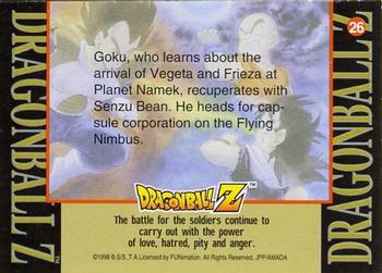 1998 JPP/Amada Dragon Ball Z Series 2 #26 Goku, who learns about the arrival of Vegata Back