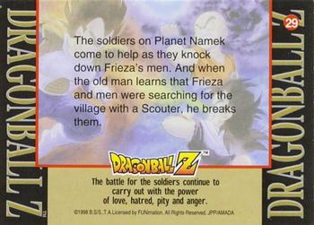 1998 JPP/Amada Dragon Ball Z Series 2 #29 The soldiers on Planet Namek come to help as Back