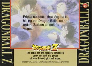 1998 JPP/Amada Dragon Ball Z Series 2 #42 Frieza suspects that Vegeta is hiding the Dra Back