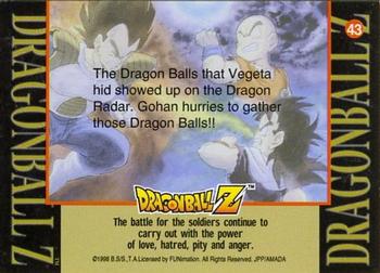 1998 JPP/Amada Dragon Ball Z Series 2 #43 The Dragon Balls that Vegeta hid showed up on Back