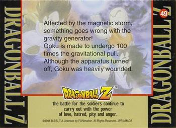 1998 JPP/Amada Dragon Ball Z Series 2 #49 Affected by the magnetic storm, something goe Back