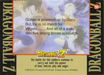 1998 JPP/Amada Dragon Ball Z Series 2 #56 Gohan is powered up by Guru. But, he is no ma Back