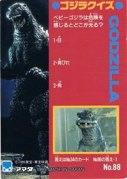 1995 JPP/Amada Godzilla #88 Godzilla Back