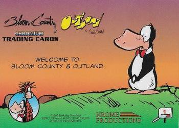 1995 Krome Bloom County / Outland #1 Welcome to Bloom County & Outland Back