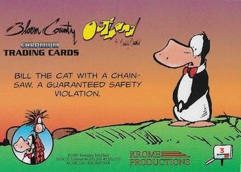 1995 Krome Bloom County / Outland #3 Bill the Cat Back