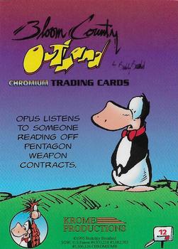 1995 Krome Bloom County / Outland #12 Opus listens to someone Back