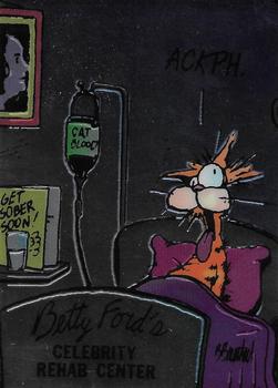 1995 Krome Bloom County / Outland #24 Bill the Cat admits he has a problem. Front