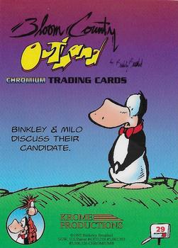 1995 Krome Bloom County / Outland #29 Binkley & Milo discuss their candidate. Back