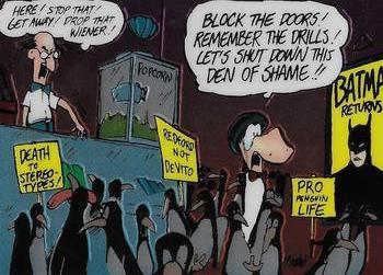 1995 Krome Bloom County / Outland #70 Opus and Friends protest cruelty to pe Front