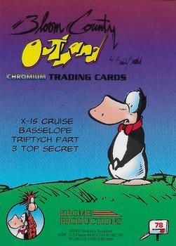 1995 Krome Bloom County / Outland #78 X-15 Cruise Basselope Triptych Part 3 Back