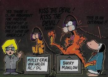 1995 Krome Bloom County / Outland #84 Bill the Cat is subjected to a ruthless la Front