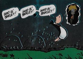 1995 Krome Bloom County / Outland #90 Opus skips with joy upon learning that Front