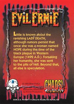 1993 Krome Evil Ernie 1 #2 Little is known about the ravishing Lady Back