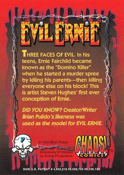 1993 Krome Evil Ernie 1 #7 In his teens, Ernie Fairchild became kno Back