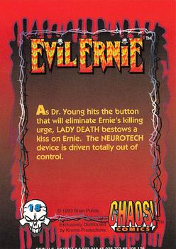 1993 Krome Evil Ernie 1 #18 As Dr. Young hits the button that will e Back