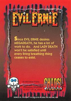 1993 Krome Evil Ernie 1 #24 Since Evil Ernie desires Megadeath, he h Back