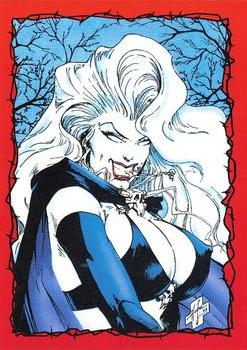 1993 Krome Evil Ernie 1 #59 Even the diva of death has her tender mo Front