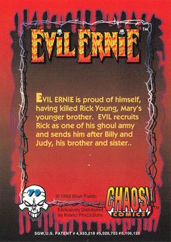 1993 Krome Evil Ernie 1 #79 Evil Ernie is proud of himself, having k Back