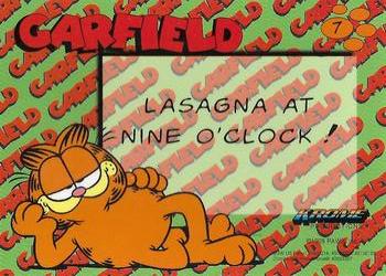 1995 Krome Garfield Chromium #7 Attack!!! Back