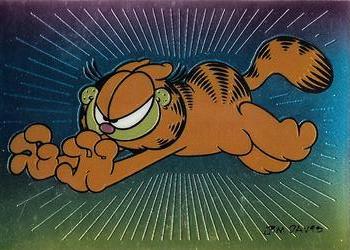 1995 Krome Garfield Chromium #7 Attack!!! Front