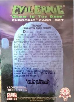 1995 Krome Evil Ernie II: Glow in the Dark Chromium #2 Lady Death Back