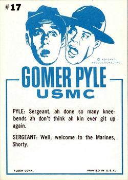 1965 Fleer Gomer Pyle #17 What'd ya mean ya can't count past 50...I'll count...4 Back