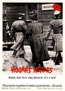 1965 Fleer Hogan's Heroes #11 Watch that first step General, it's a lulu! Front