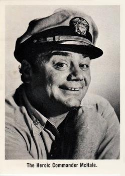 1965 Fleer McHale's Navy #1 The heroic commander McHale. Front