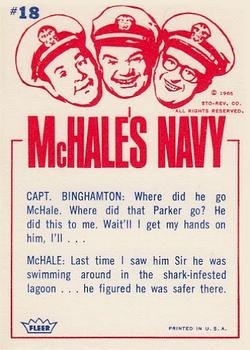 1965 Fleer McHale's Navy #18 McHale! What happened... eveything's gone blank! Back