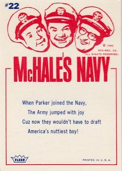 1965 Fleer McHale's Navy #22 It's nice you learned to salute, but I said 