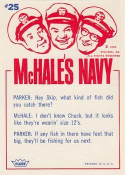 1965 Fleer McHale's Navy #25 Well, I can always try filet of sole. Back