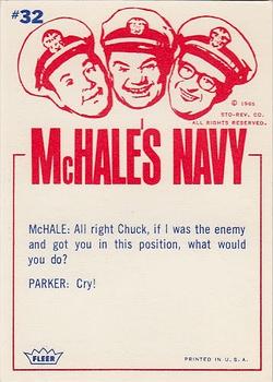 1965 Fleer McHale's Navy #32 Now watch you don't scratch up your carbine, Skip. Back