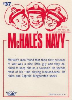 1965 Fleer McHale's Navy #37 How about some Suki Yaki a la Parker? Back