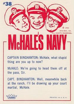 1965 Fleer McHale's Navy #38 It's no use McHale, I've tried... the Infantry won't have you either. Back