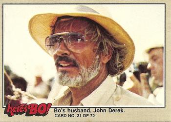 1981 Fleer Here's Bo! #31 John Derek Front