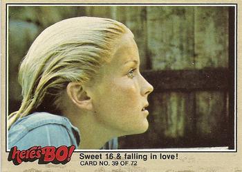 1981 Fleer Here's Bo! #39 Sweet 16 & falling in love! Front