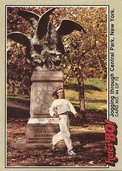 1981 Fleer Here's Bo! #44 Jogging through Central Park, New York Front