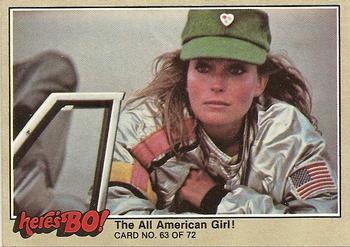 1981 Fleer Here's Bo! #63 The All American Girl! Front