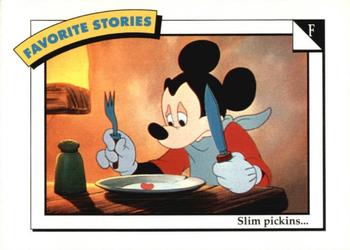 1992 SkyBox Disney Collector Series 2 #6 F: Slim pickins... Front