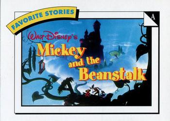 1992 SkyBox Disney Collector Series 2 #7 A: Mickey and the Beanstalk Front