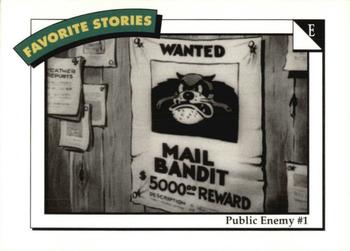 1992 SkyBox Disney Collector Series 2 #41 E: Public Enemy #1 Front