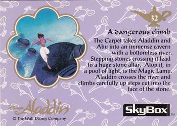 1993 SkyBox Aladdin #32 A dangerous climb Back