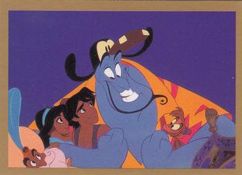 1993 SkyBox Aladdin #80 Big group hug ... Front