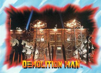 1993 SkyBox Demolition Man #2 Simon Phoenix's Fortress Front