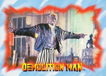 1993 SkyBox Demolition Man #6 No Gracious Host Front